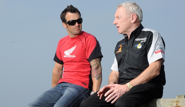 Cameron Donald and team boss Wilson Craig